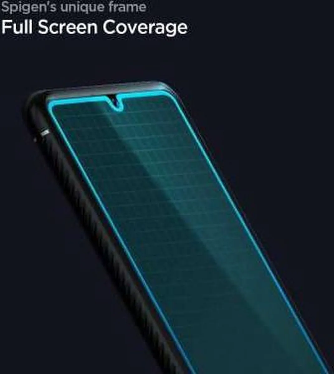Spigen Screenprotector Samsung Galaxy A42 5G - Full Cover - Zwart