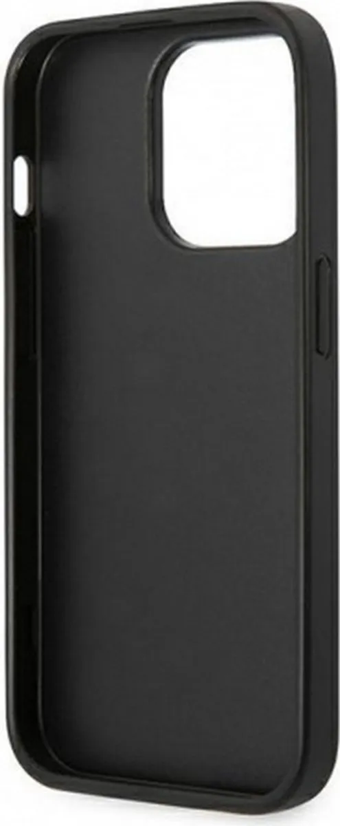 Karl Lagerfeld Monogram Stripe Back Case - iPhone 14 Pro Max H4875 - Bruin