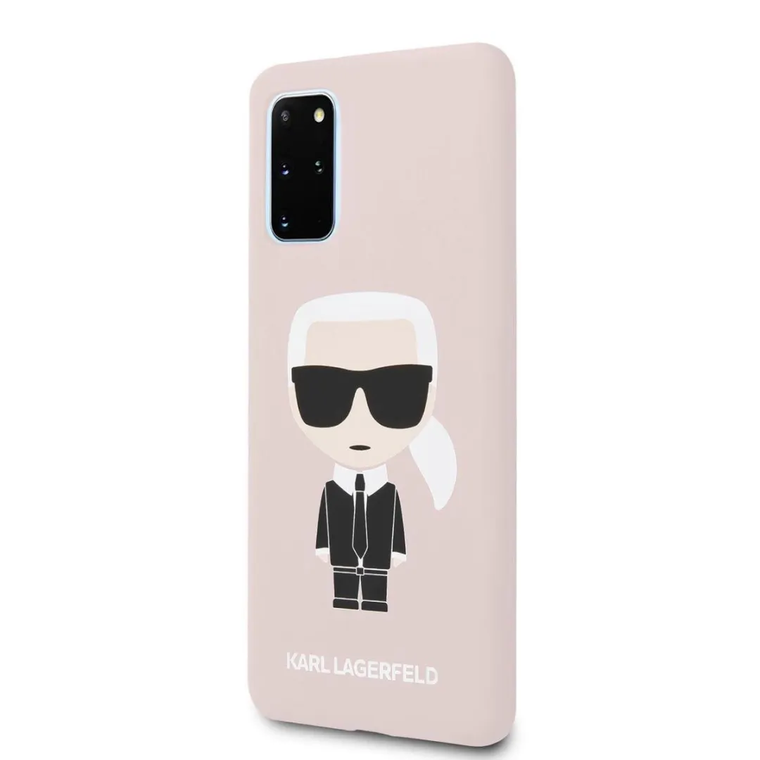 Karl Lagerfeld KLHCS67SLFKPI Hoesje - Samsung Galaxy S20 Plus - Roze