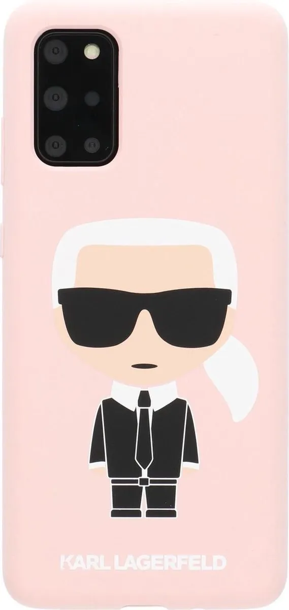 Karl Lagerfeld KLHCS67SLFKPI Hoesje - Samsung Galaxy S20 Plus - Roze