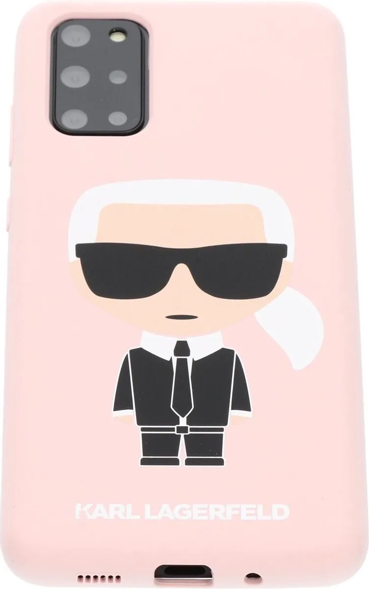 Karl Lagerfeld KLHCS67SLFKPI Hoesje - Samsung Galaxy S20 Plus - Roze