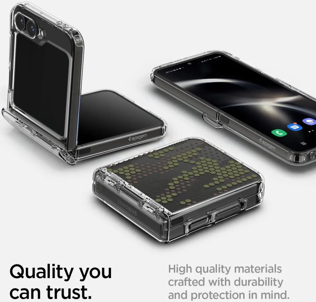 Spigen Ultra Hybrid Back Cover Hoesje - Samsung Galaxy Z Flip 7 FE - Transparant