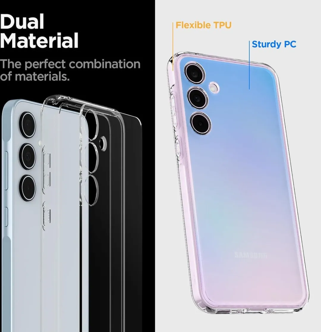 Spigen Galaxy A35 5G Ultra Hybrid Hoesje - Transparant