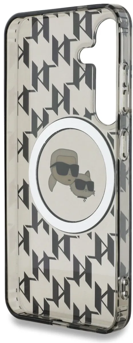 Karl Lagerfeld Case Knop Karl & Choupette Magsafe - Transparent