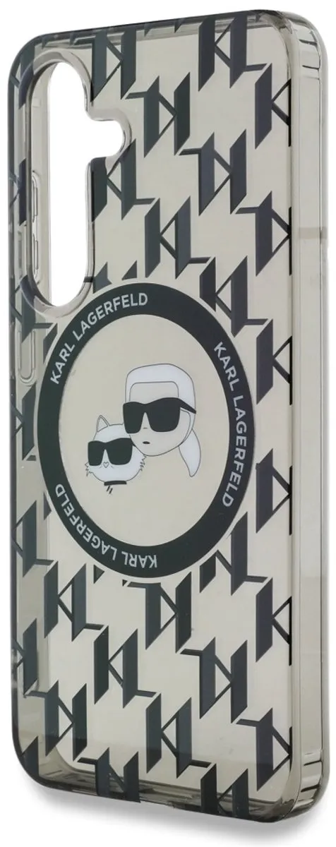Karl Lagerfeld Case Knop Karl & Choupette Magsafe - Transparent