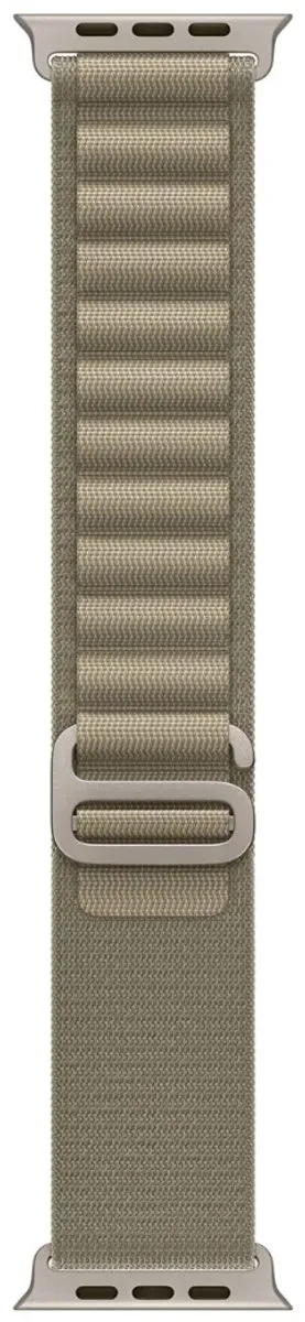 Apple Olive Alpine Loop Smartwatchband - 49mm - Olijfgroen