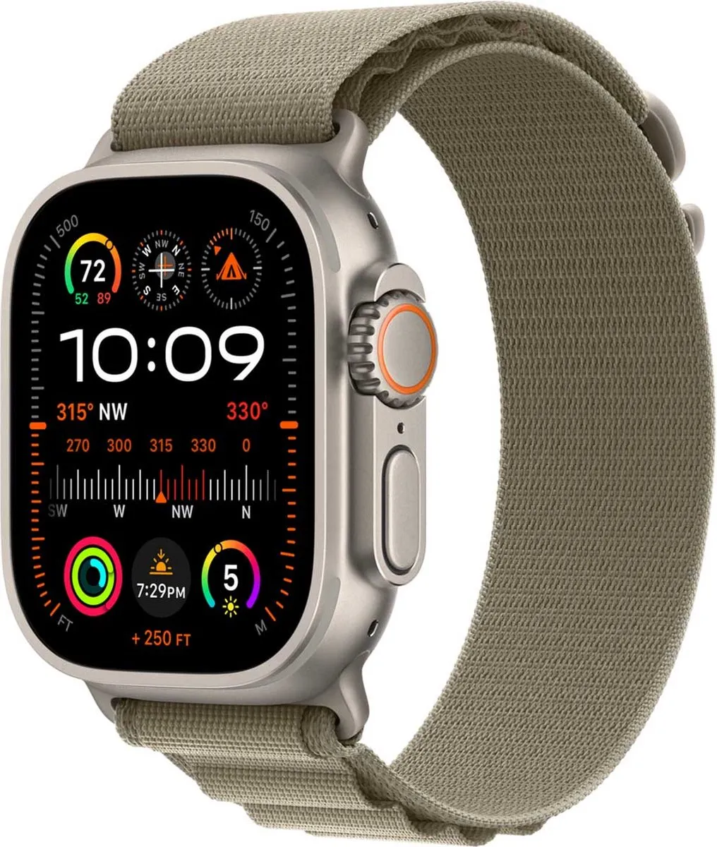 Apple Olive Alpine Loop Smartwatchband