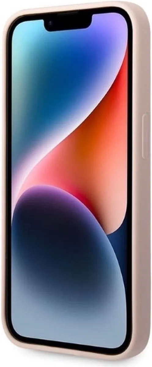 Karl Lagerfeld KLHMP14XSNIKBCP iPhone 14 Pro Max Hoesje - Roze - Siliconen - MagSafe
