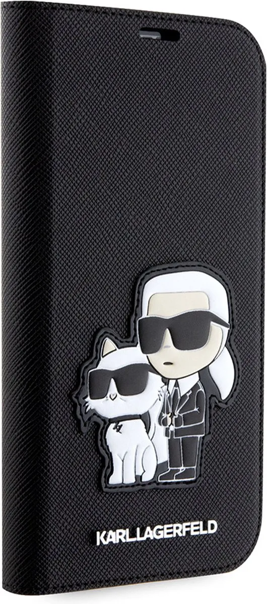 Karl Lagerfeld iPhone 14 Pro Hoesje 3666339122805 - Zwart