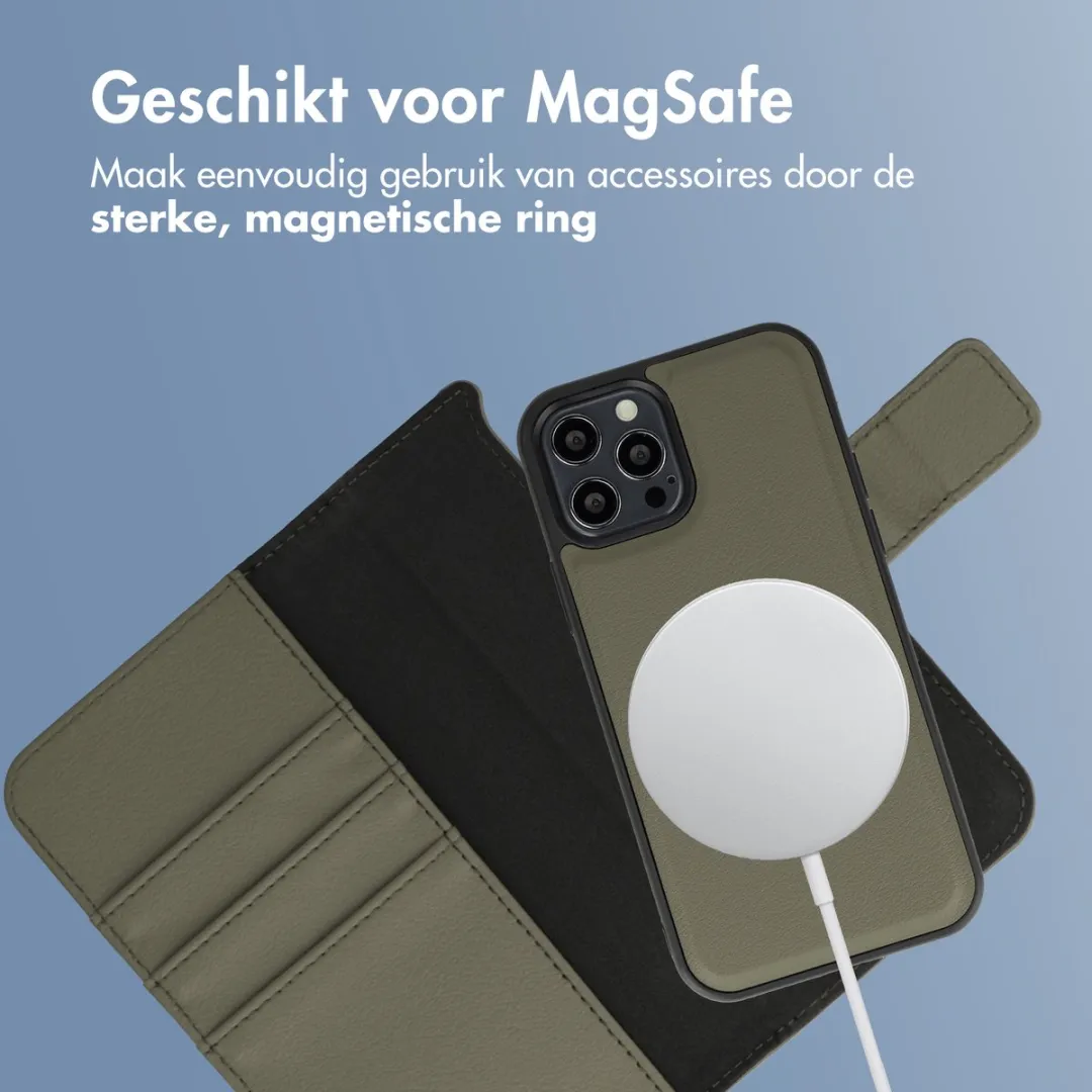 Imoshion iPhone 12/Pro Hoesje 2-in-1 Bookcase - Groen
