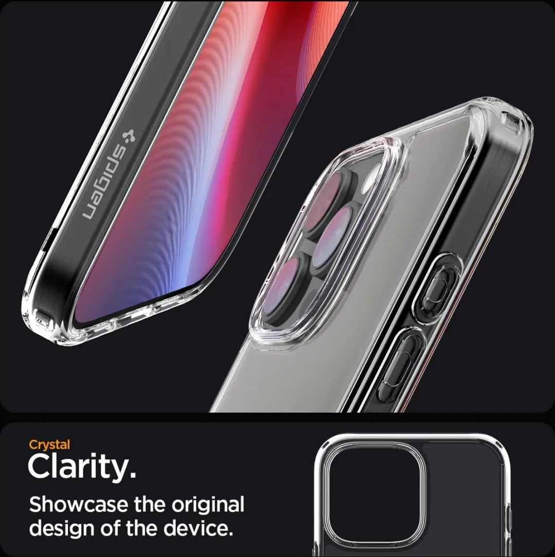 Spigen Ultra Hybrid ACS06701 Hoesje - iPhone 16 Pro Max - Transparant