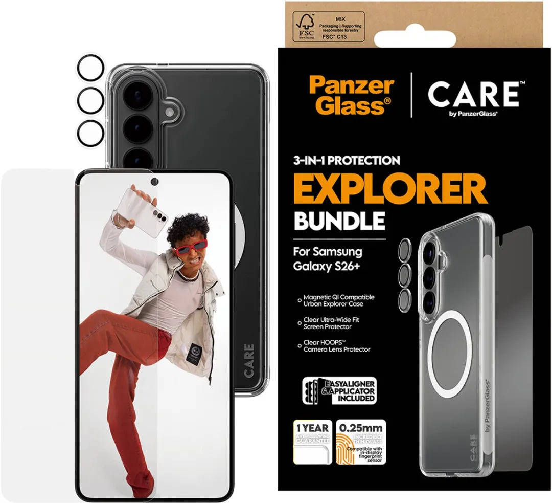 PanzerGlass CR34288 Hoes Samsung Galaxy S26 Plus - Transparant