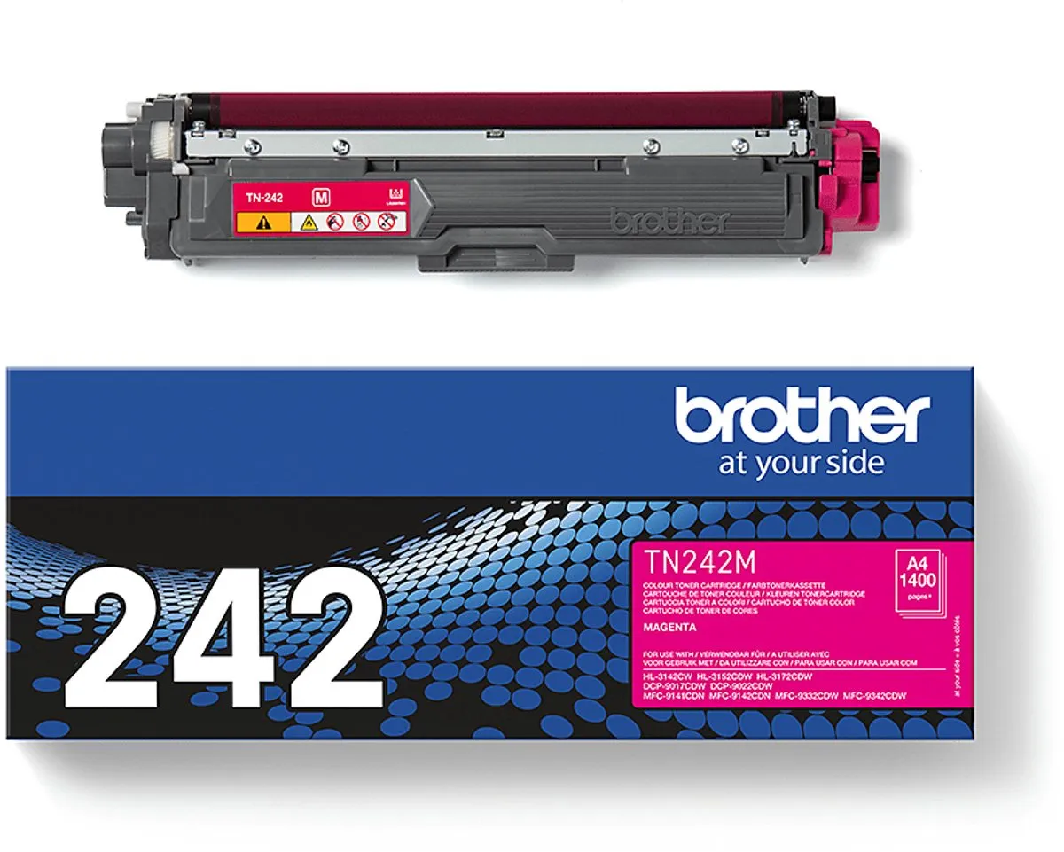 Brother TN-242M Tonercartridge - Magenta - 2500 Pagina's