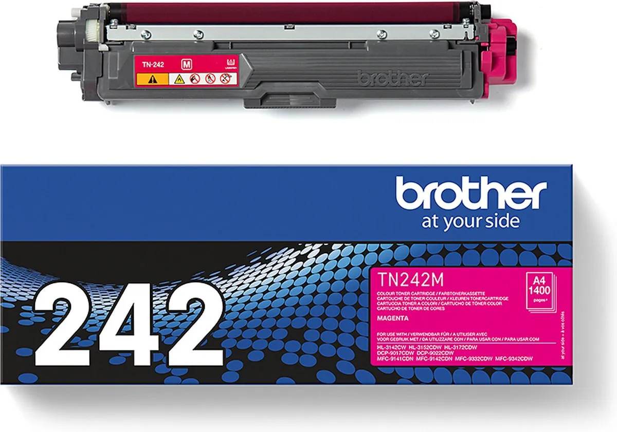 Brother TN-242M Tonercartridge - Magenta - 2500 Pagina's