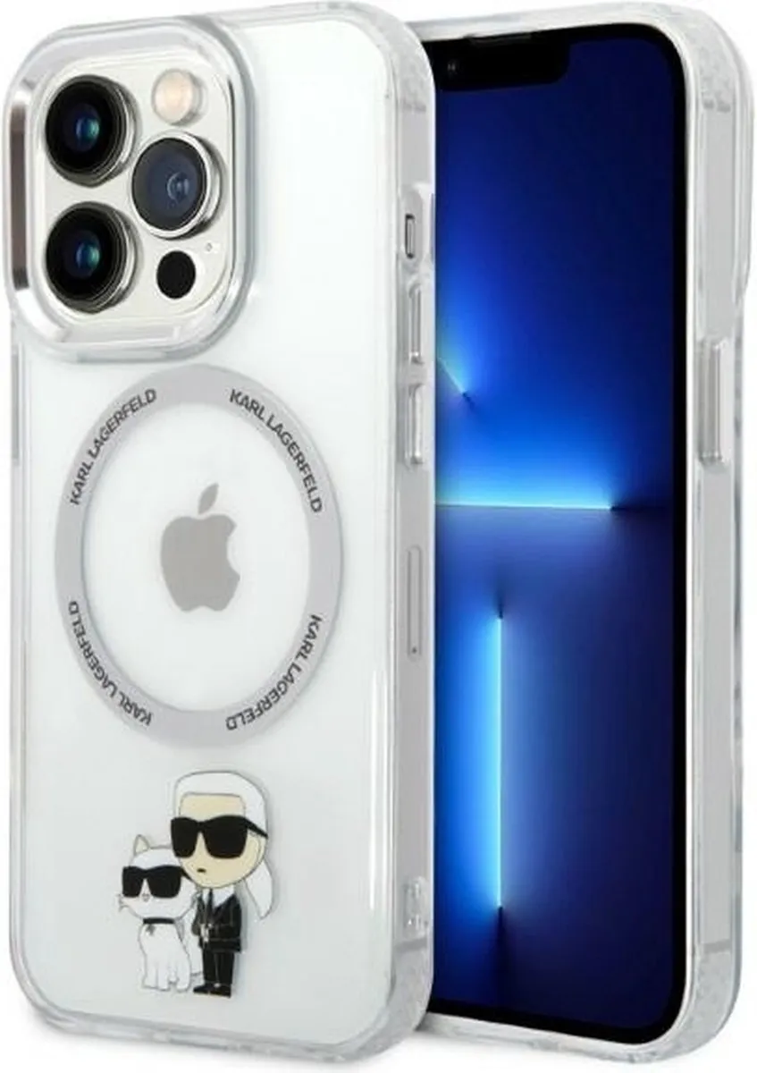Karl Lagerfeld KLHMP14LHNKCIT Beschermhoesje iPhone 14 Pro - Transparant - afbeelding 6 van 6