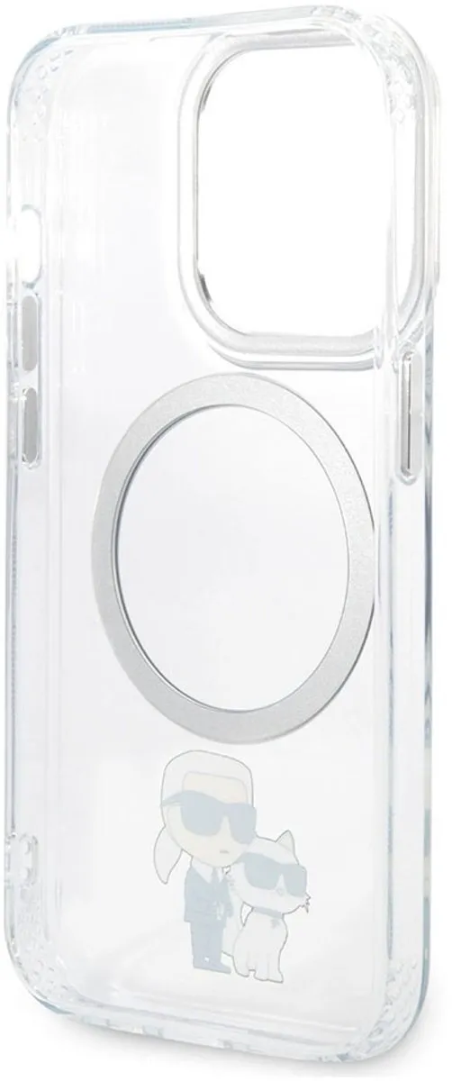 Karl Lagerfeld KLHMP14LHNKCIT Beschermhoesje iPhone 14 Pro - Transparant