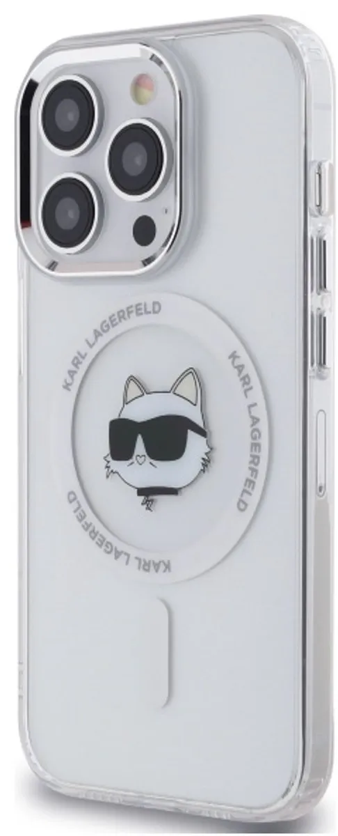 Karl Lagerfeld Hoesje KLHMP13LHL-SCHH iPhone 13 Pro 6.1" - Transparent