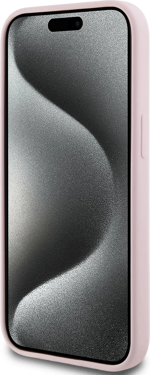 Karl Lagerfeld iPhone 15 Backcover Hoesje - Roze - Magsafe