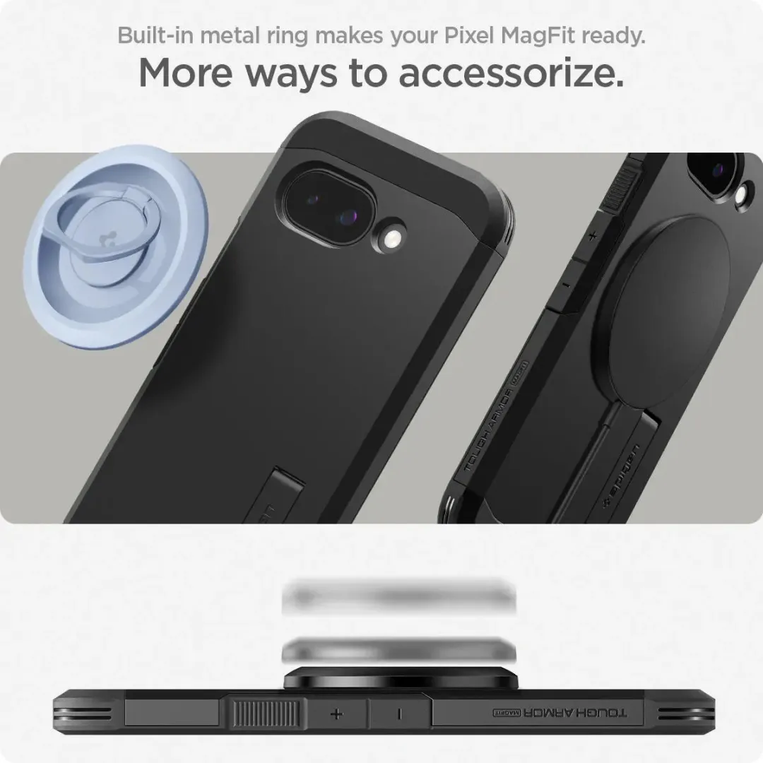 Spigen Tough Armor Back Cover - Google Pixel 9a - Zwart