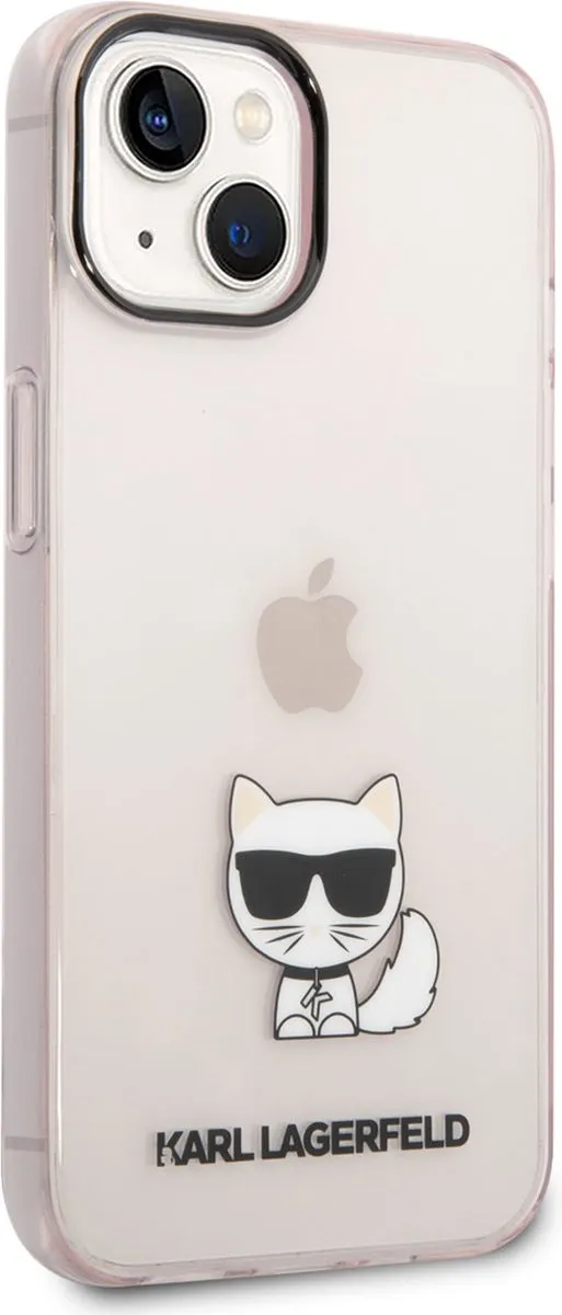 Karl Lagerfeld TPU Hoesje iPhone 14 Plus - Roze - MagSafe
