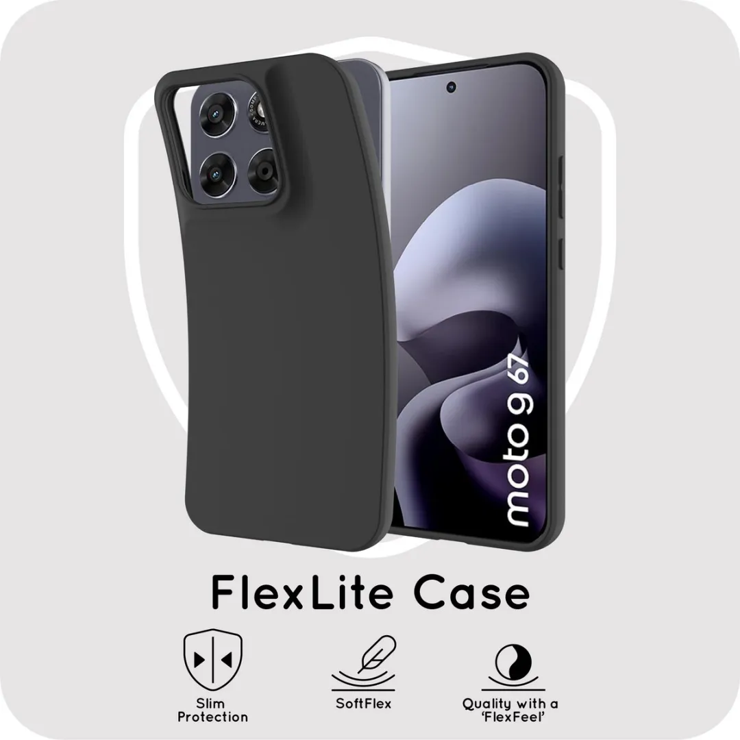 Just in Case Moto G67/G77 Siliconen Hoesje - Zwart