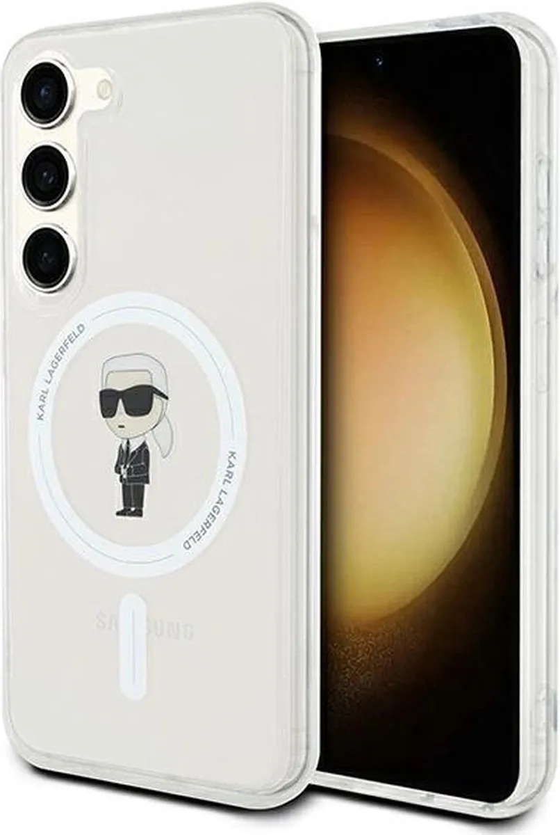 Karl Lagerfeld IML Ikonik MagSafe Hoesje - Transparant