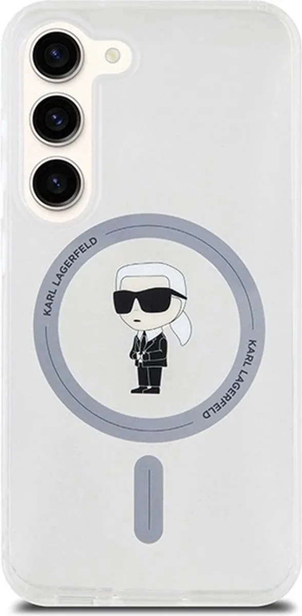 Karl Lagerfeld IML Ikonik MagSafe Hoesje - Transparant