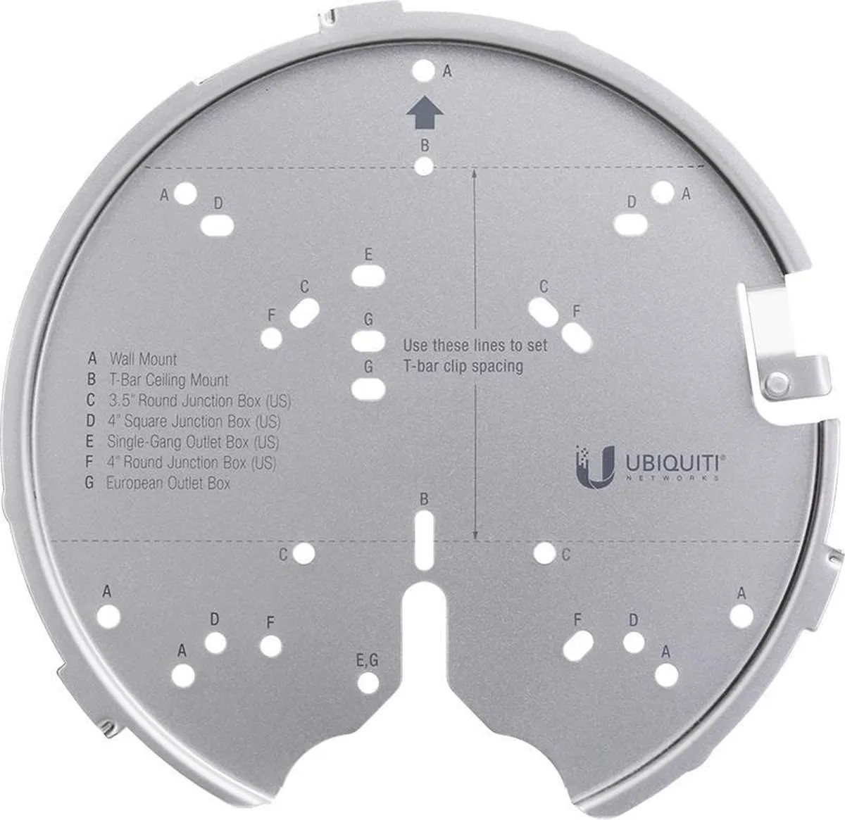Ubiquiti UniFi Professional Mountingkit U-PRO-MP - Grijs