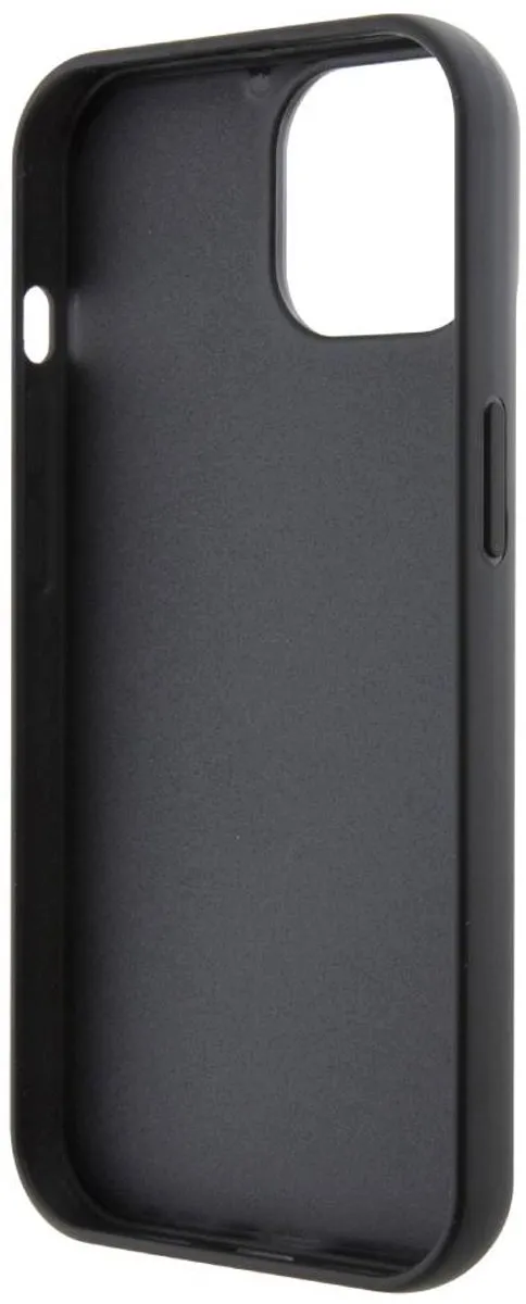 Karl Lagerfeld Hoesje iPhone 15 Glitter - Zwart