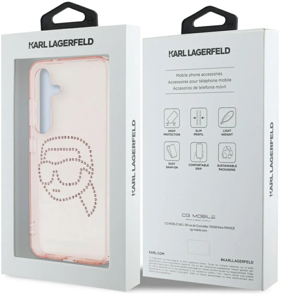 Karl Lagerfeld Strassen Hoesje Galaxy S25 - Transparent
