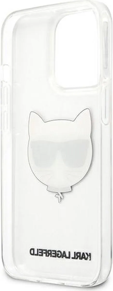 Karl Lagerfeld KLHCP13XCTR Hoesje iPhone 13 Pro Max - Transparant