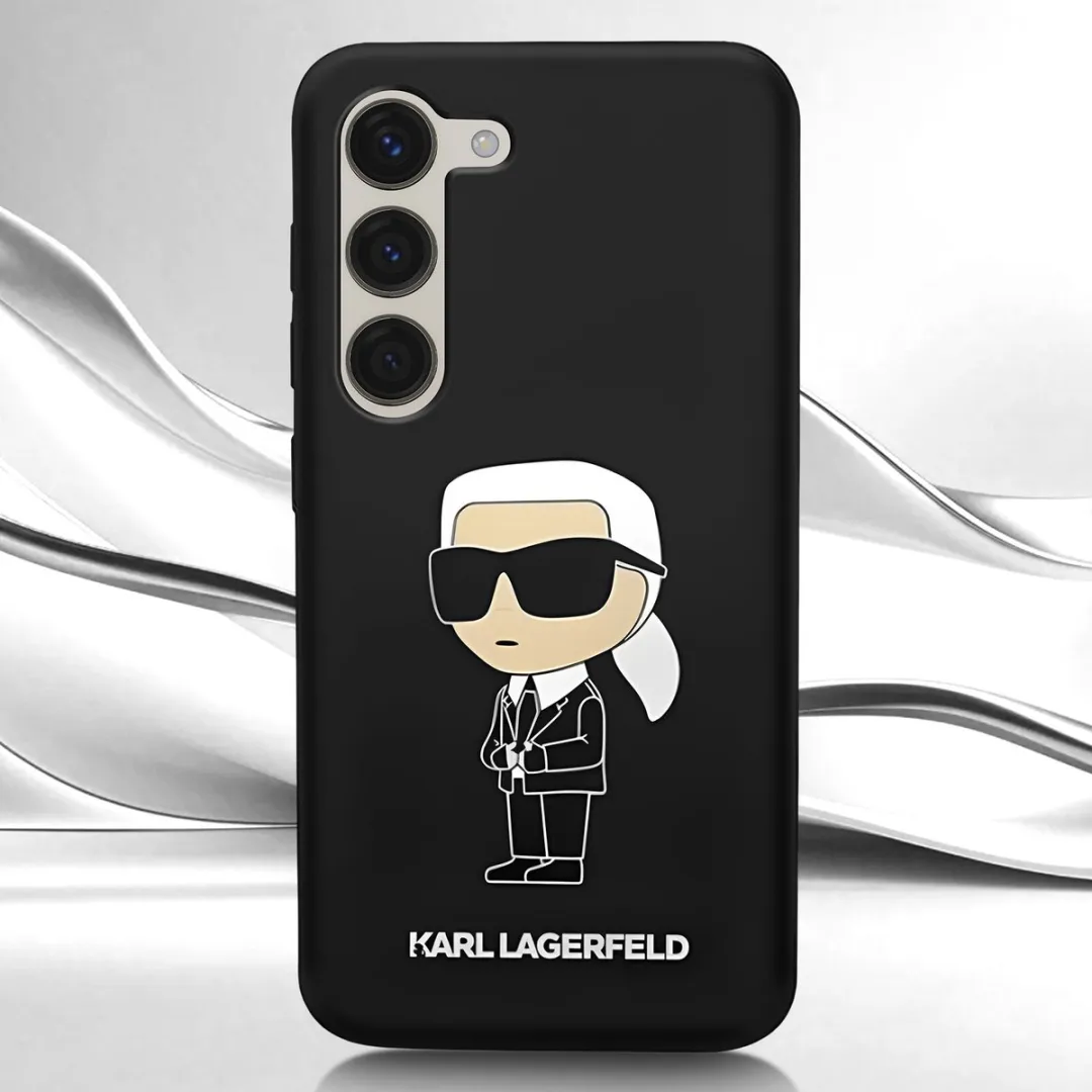 Karl Lagerfeld Hoesje Samsung Galaxy S23 Plus - Zwart