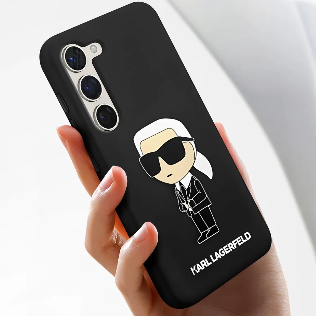 Karl Lagerfeld Hoesje Samsung Galaxy S23 Plus - Zwart
