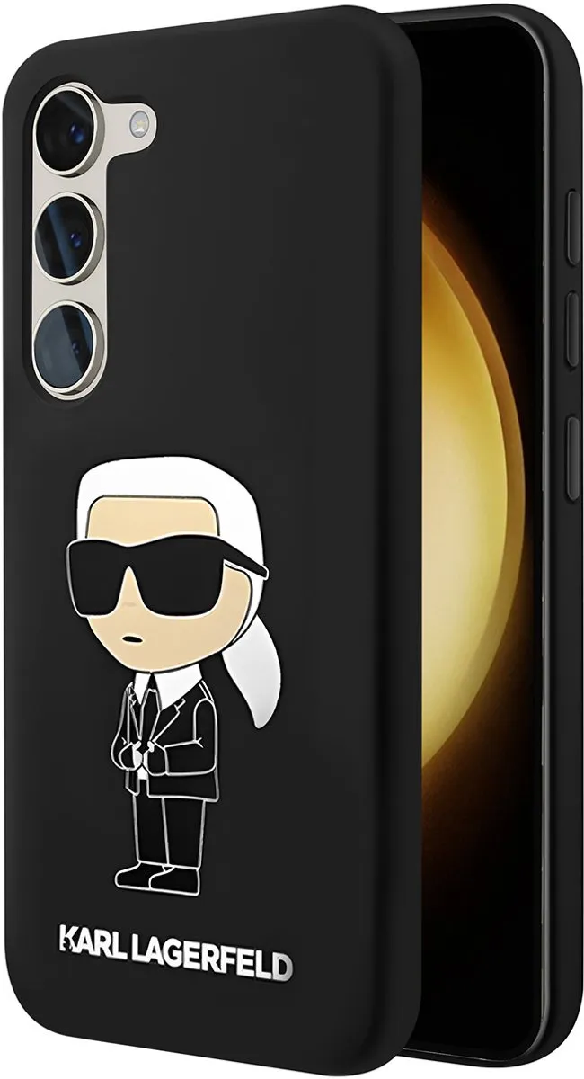 Karl Lagerfeld Hoesje Samsung Galaxy S23 Plus - Zwart