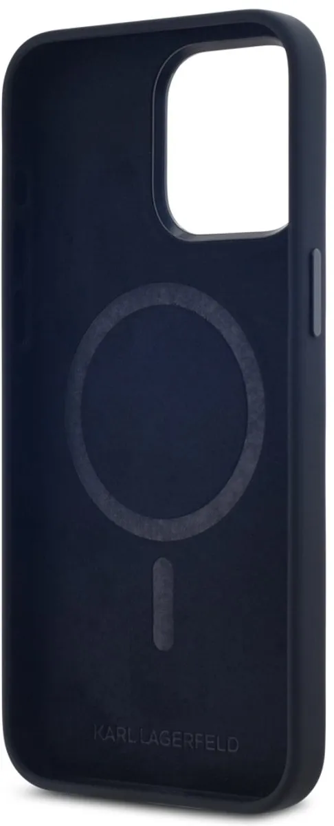 Karl Lagerfeld Hoesje iPhone 15 Pro Siliconen - Transparent