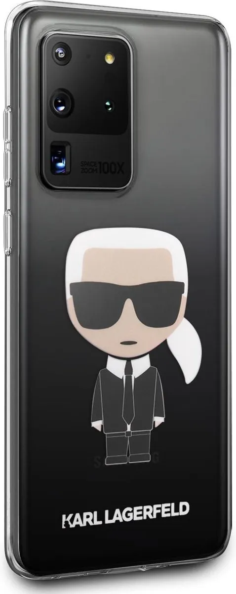 Karl Lagerfeld KLHCS69TRDFKBK Hoesje - Samsung Galaxy S20 Ultra - Zwart