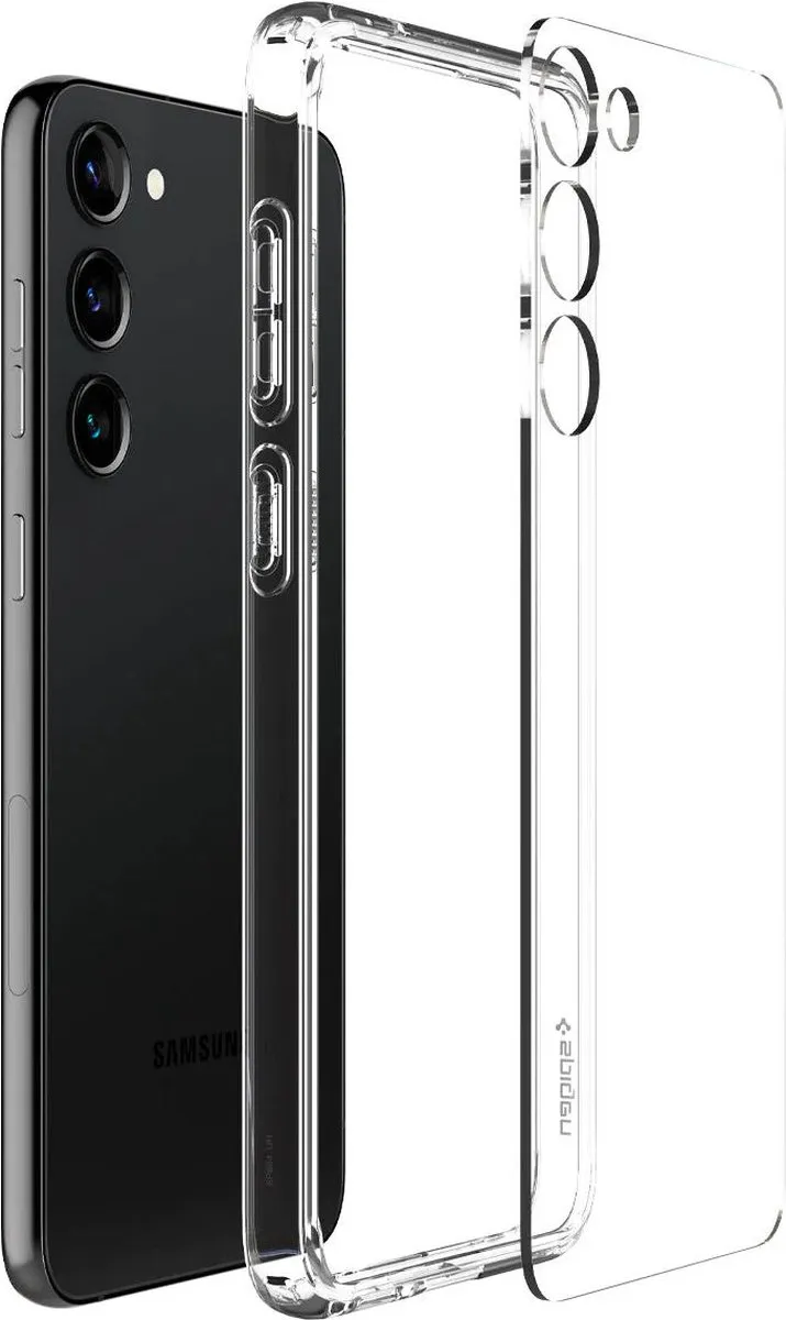 Spigen Galaxy S23 Plus Crystal Hybrid Hoesje - Transparant