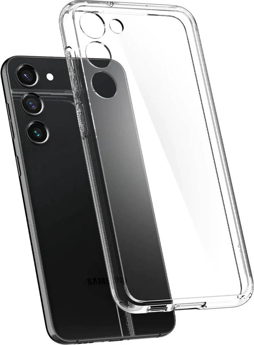 Spigen Galaxy S23 Plus Crystal Hybrid Hoesje - Transparant