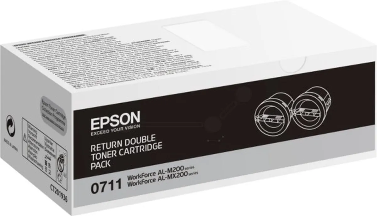 Epson AL-M200/MX200 Tonercartridge Zwart - 5000 pagina's