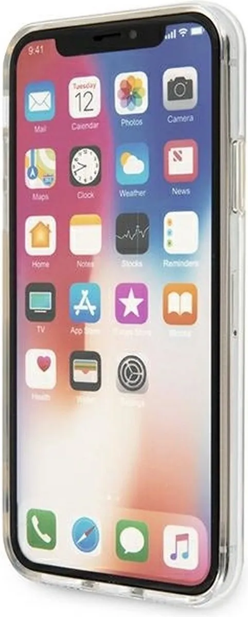 Karl Lagerfeld KLHCI65CKTR iPhone Xs Max Hoesje - Transparant