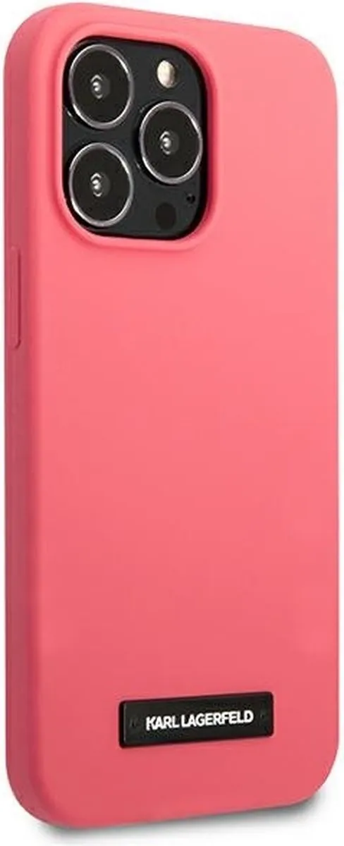 Karl Lagerfeld KLHCP13XSLMP1PI iPhone 13 Pro Max Hoesje - Roze