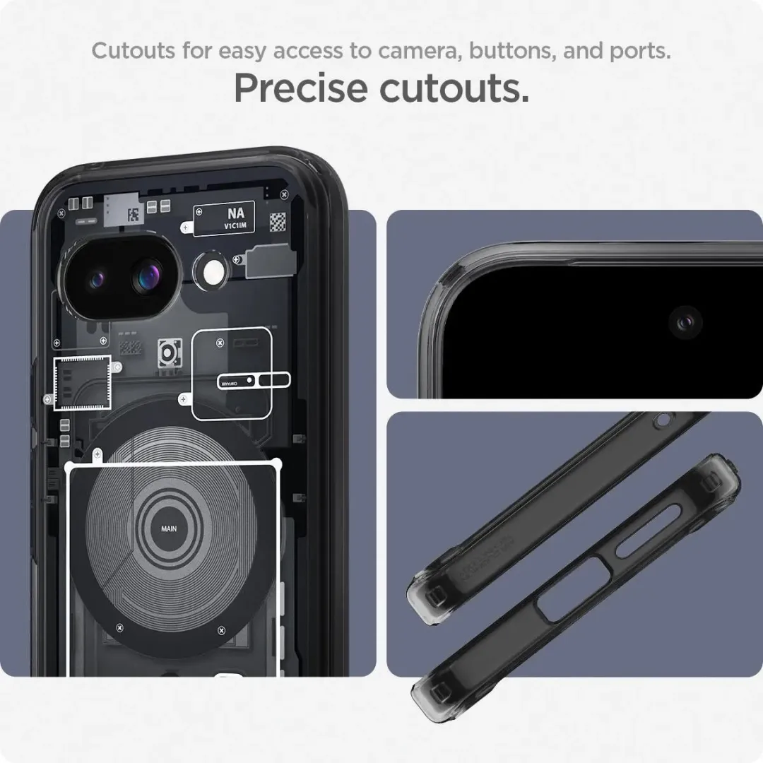 Spigen Ultra Hybrid Hoes Google Pixel 9a - Zwart