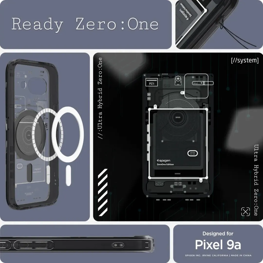 Spigen Ultra Hybrid Hoes Google Pixel 9a - Zwart