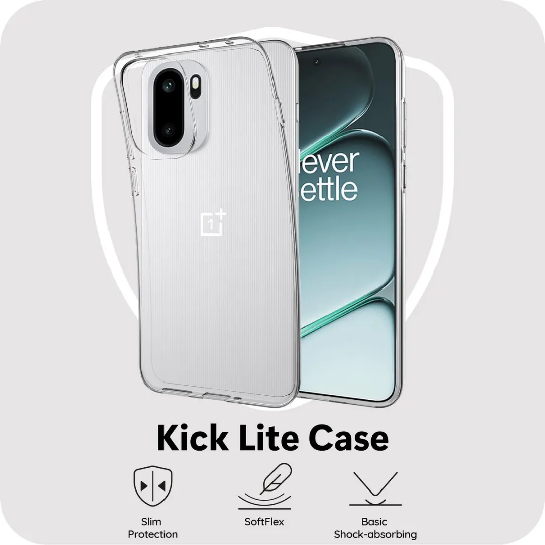 Just in Case Siliconen Hoesje OnePlus 15R MON2829KL0 - Transparant