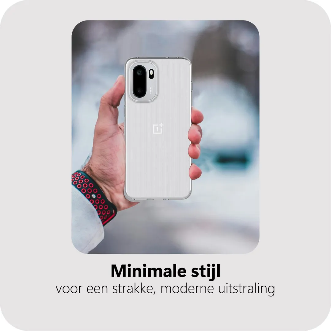 Just in Case Siliconen Hoesje OnePlus 15R MON2829KL0 - Transparant