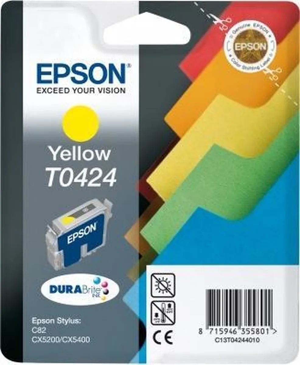 Epson T0424 Inktcartridge Geel - 16ml