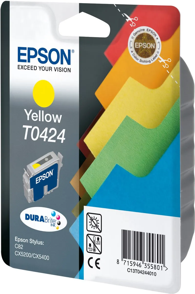 Epson T0424 Inktcartridge Geel