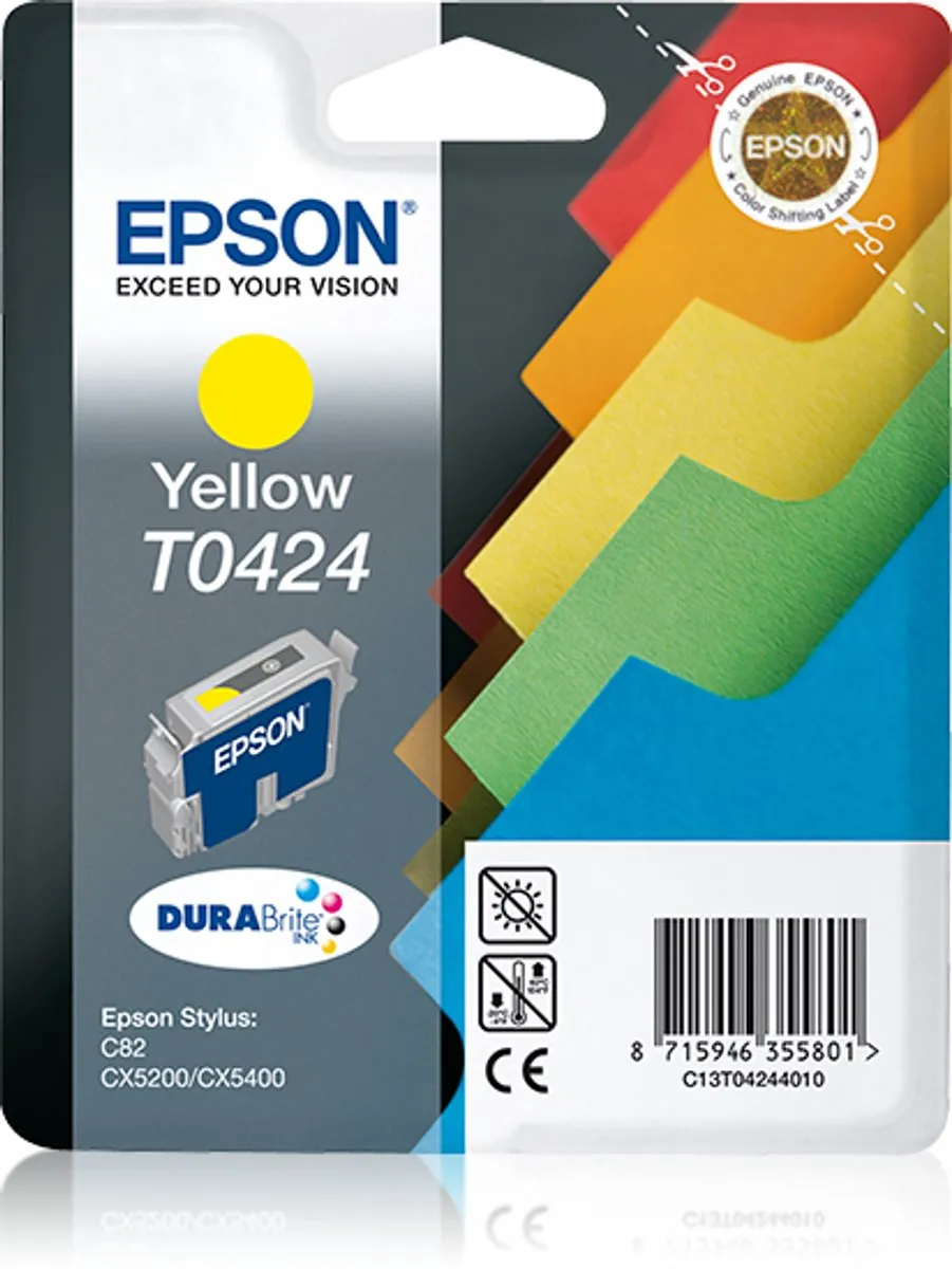 Epson T0424 Inktcartridge Geel - 16ml
