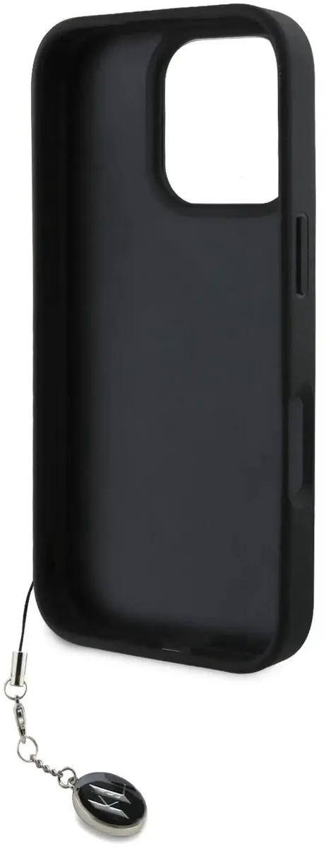 Karl Lagerfeld Backcover iPhone 16 Pro Saffiano - Zwart 3666339320065