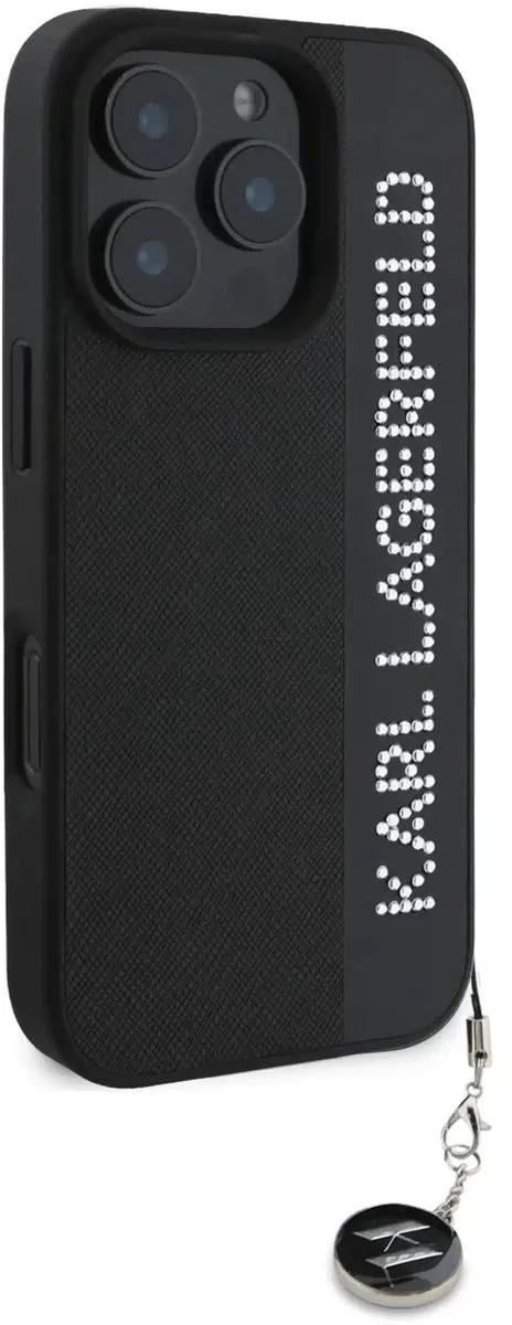 Karl Lagerfeld Backcover iPhone 16 Pro Saffiano